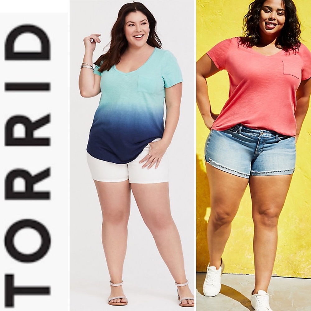Torrid Ombre T-Shirt Size 2 Bundle